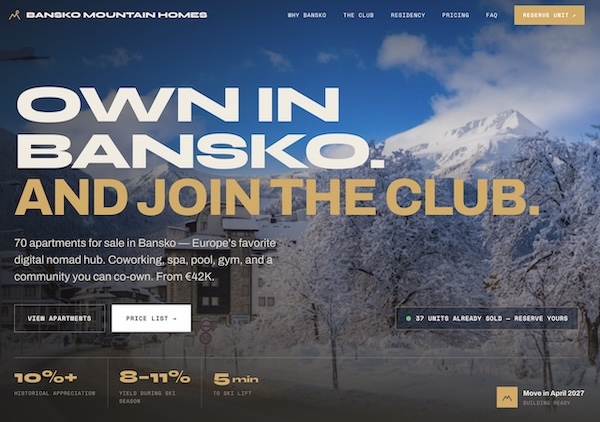 Bansko Mountain Homes